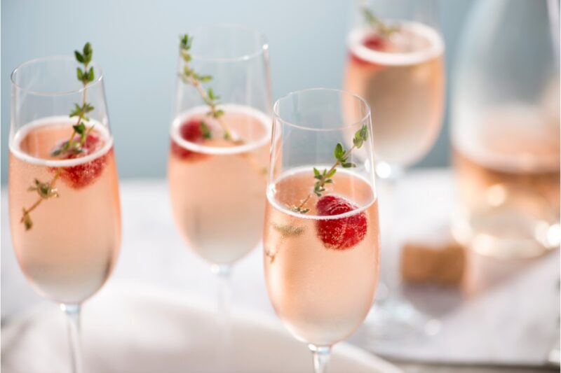 Non alcoholic champagne