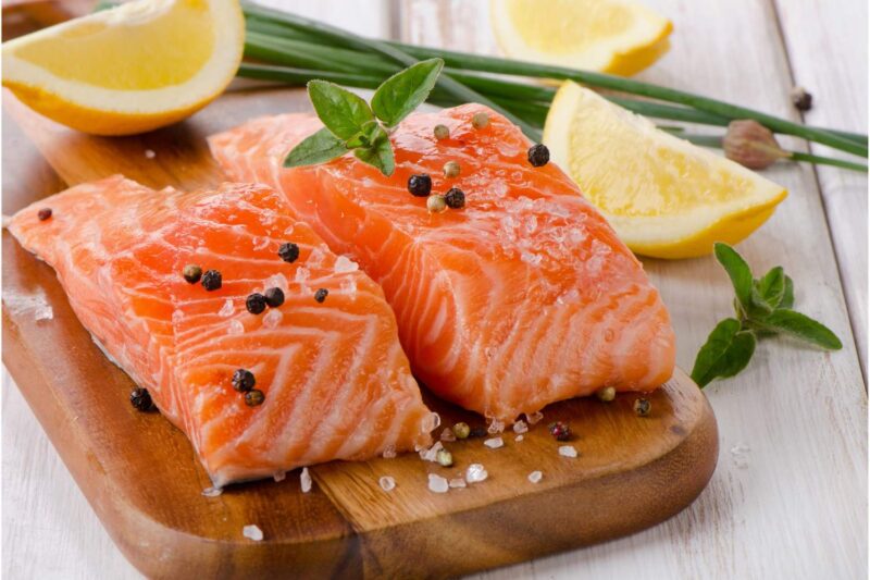 Salmon wine match to make dining perfect