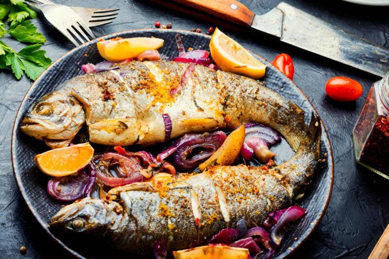 Fish and Wine pairings with trout cooked perfectly